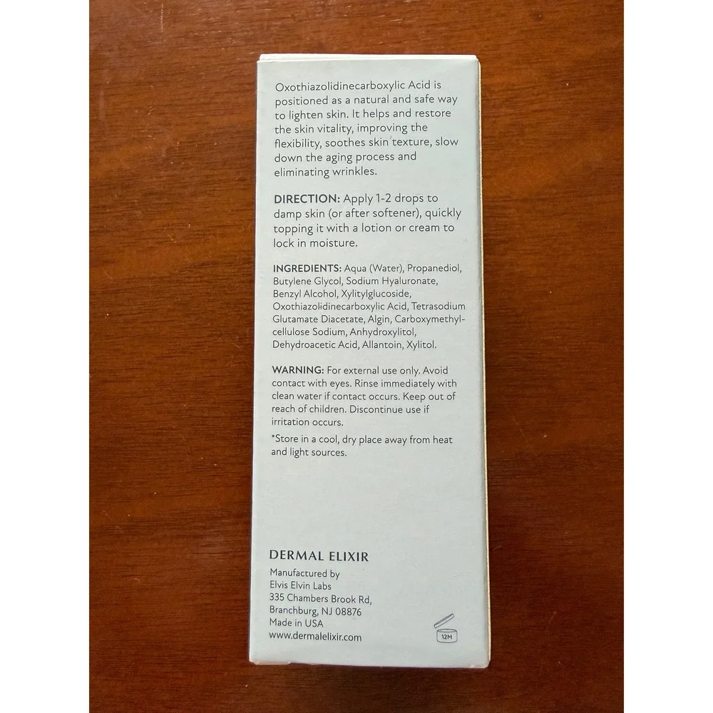 Dermal Elixir Hyaluronic Acid Serum with 2% OTCA 40ml 1.3oz New in Box